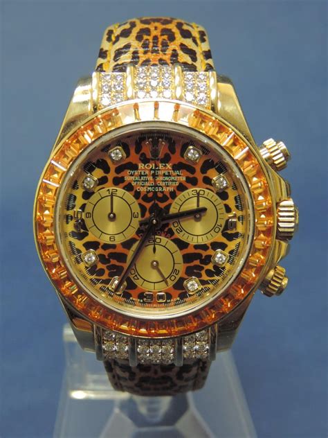 rolex daytona leopard dial|rolex daytona leopard wrist.